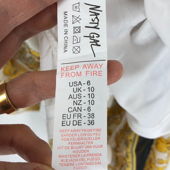 Nasty Gal Yellow and Black Maxi Dress - Picture 10 of 16